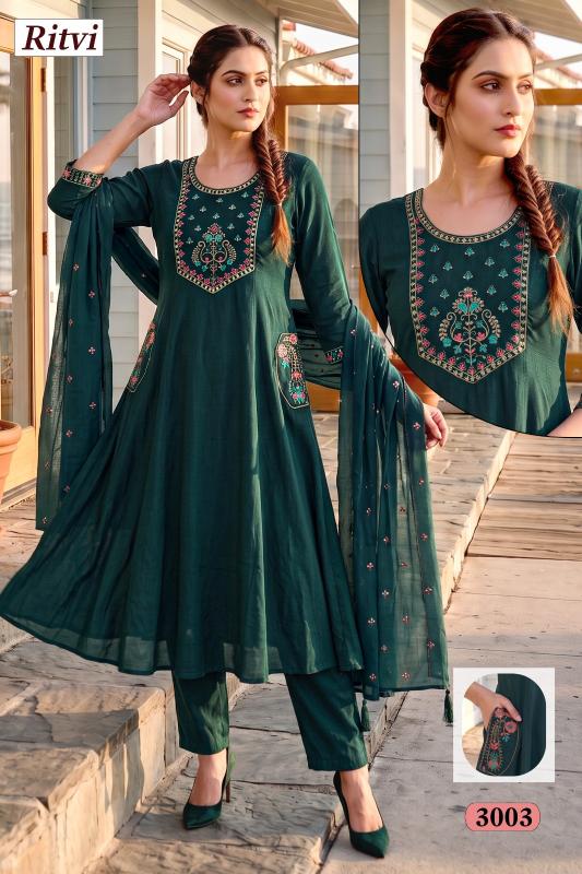 Desi kudi ritvi 3pcs best wholesale kurti market in delhi
